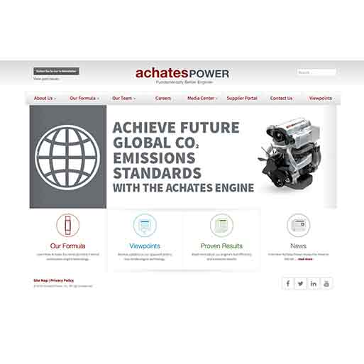 Achates Power website