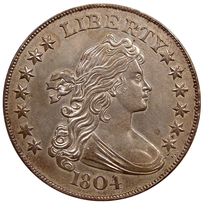 The 1804 dollar is incredibly rare. In 1999, one sold for $4.14 million. Image: Smithsonian