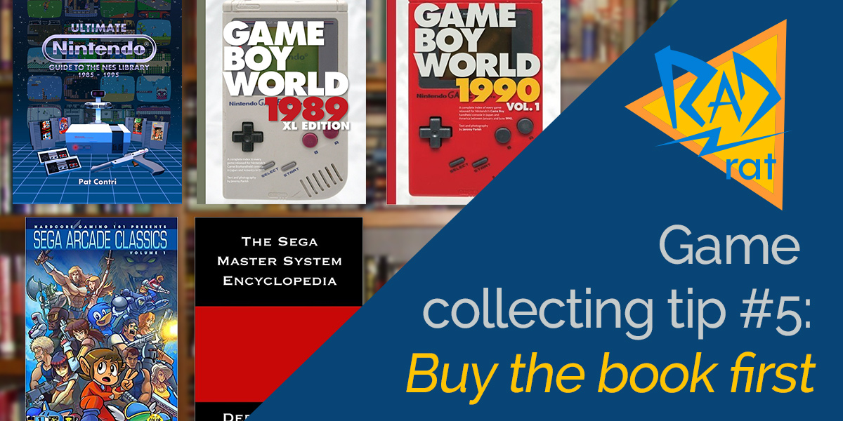 Game collecting tip #5: Buy the book first